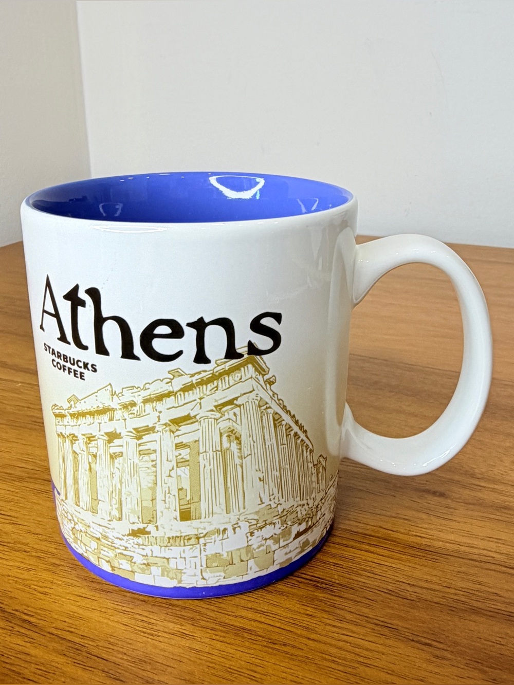 Starbucks Athens Greece Global Icon Collector Mug 16 Oz 2014 Acropolis